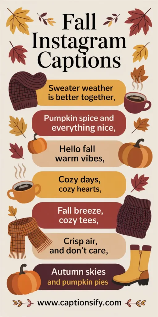 Heartwarming Fall Captions for Family Moments