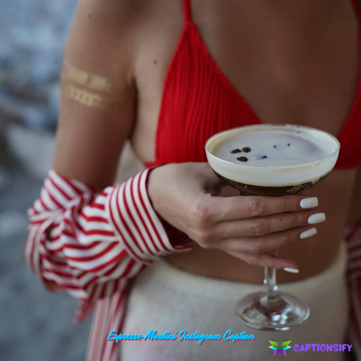 Espresso Martini Instagram Caption