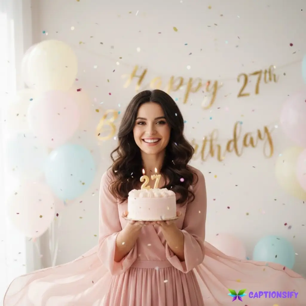 125 27th Birthday Captions For Instagram to Celebrate Your Special Day