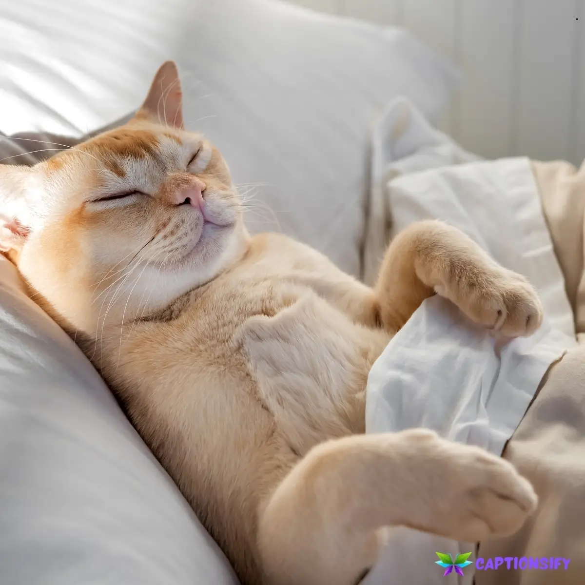 143 Top Cat Sleeping Captions For Instagram to Showcase Your Feline Friend