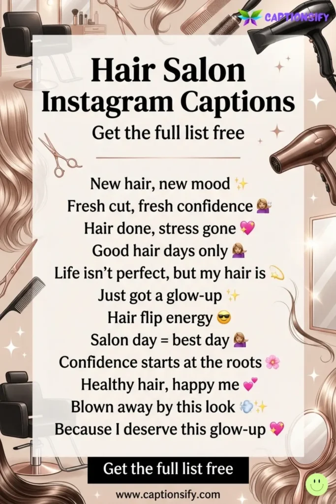 Captions to Showcase Your Salons Unique Style