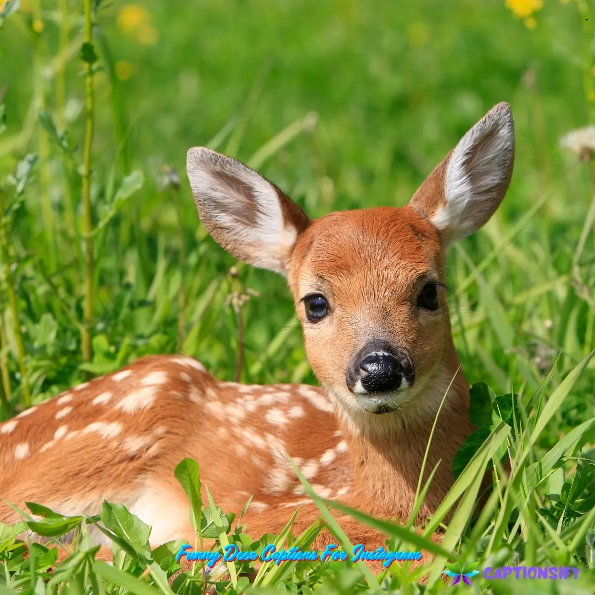 Funny Deer Captions For Instagram