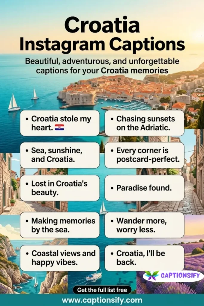 Inspirational Quotes for Croatia Memories