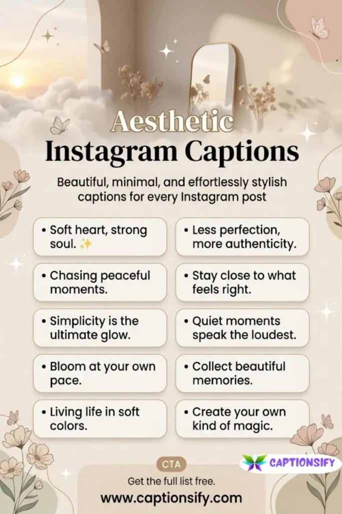 Short and Sweet Aesthetic Captions