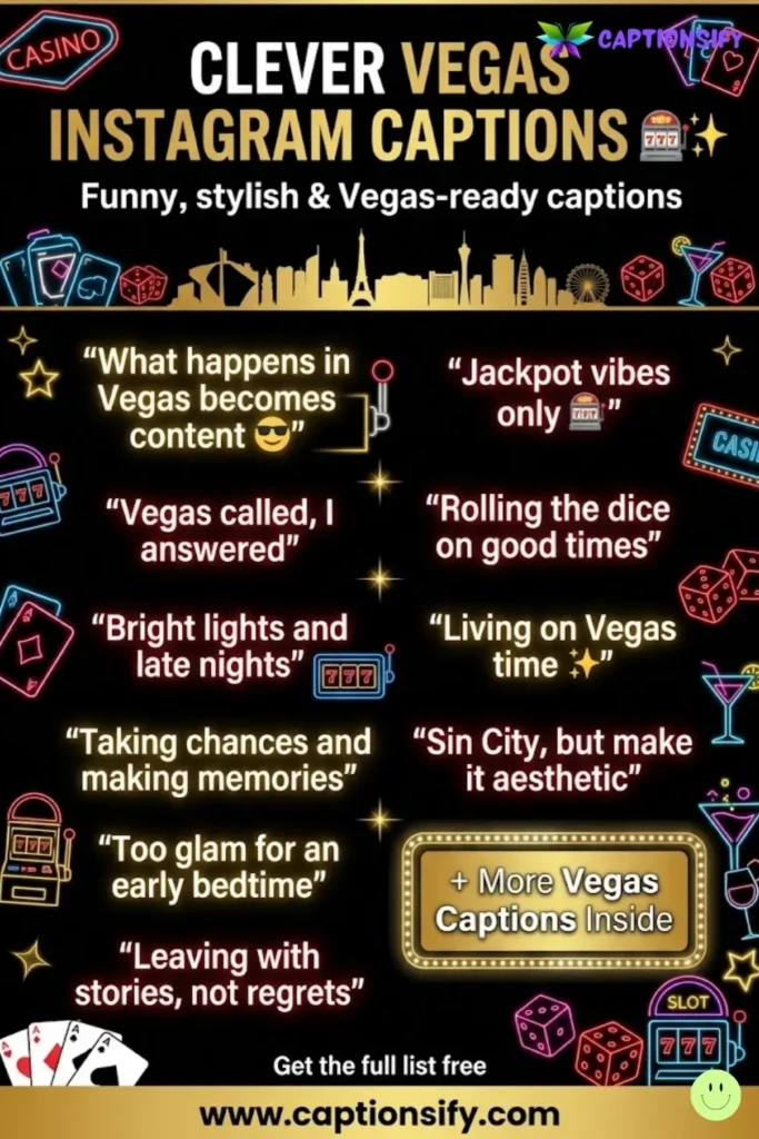 Captions That Capture the Vegas Vibe