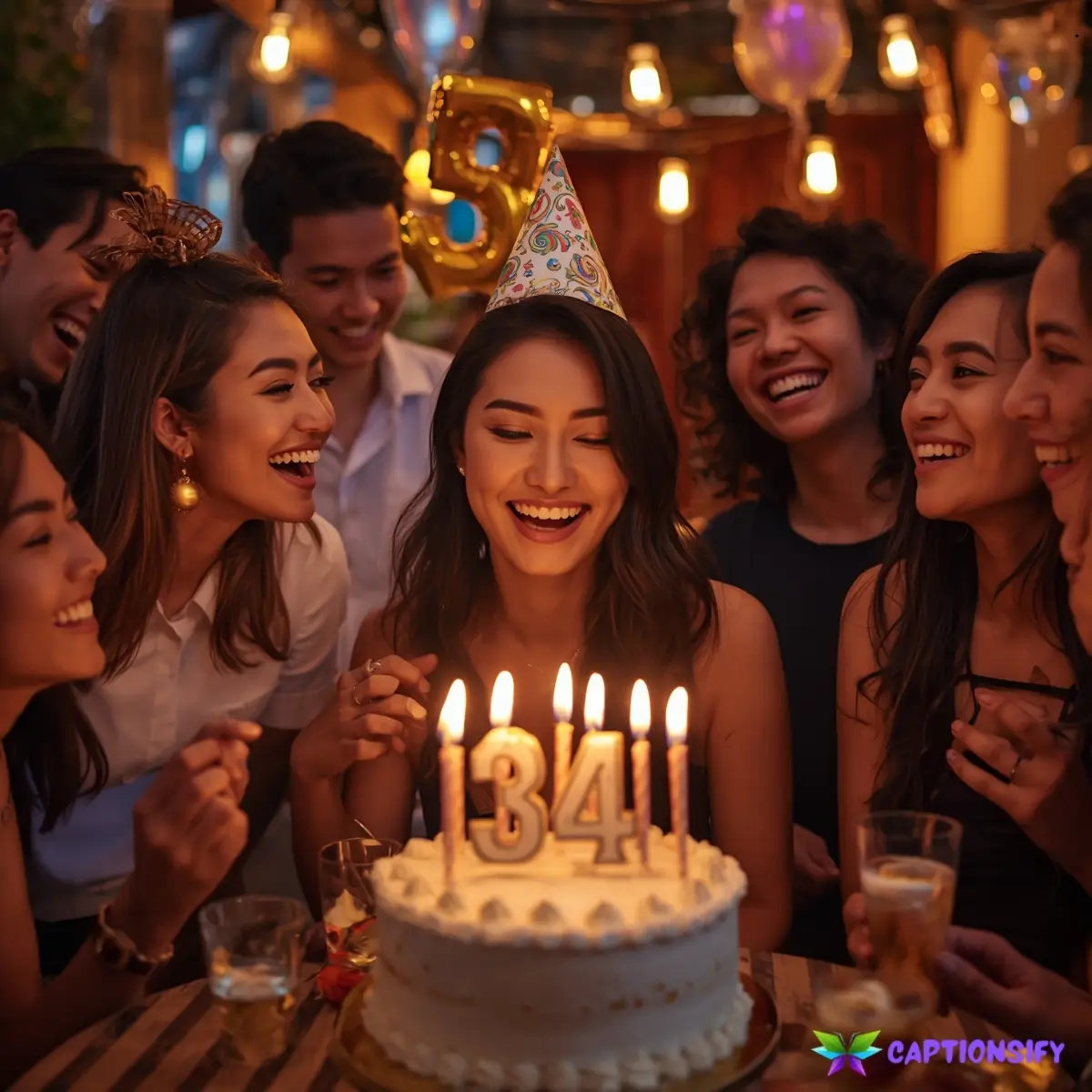 129 Top 34th Birthday Instagram Captions to Celebrate You