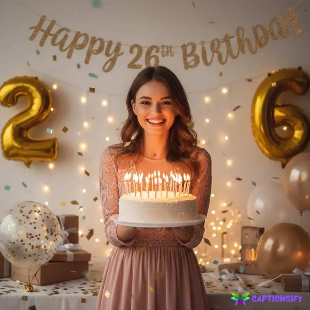 153 Top 26th Birthday Captions For Instagram That Spark Joy and Fun
