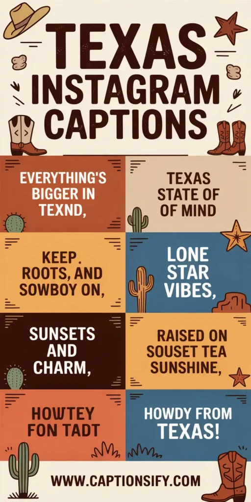 Fun and Quirky Captions Inspired by Texas Culture