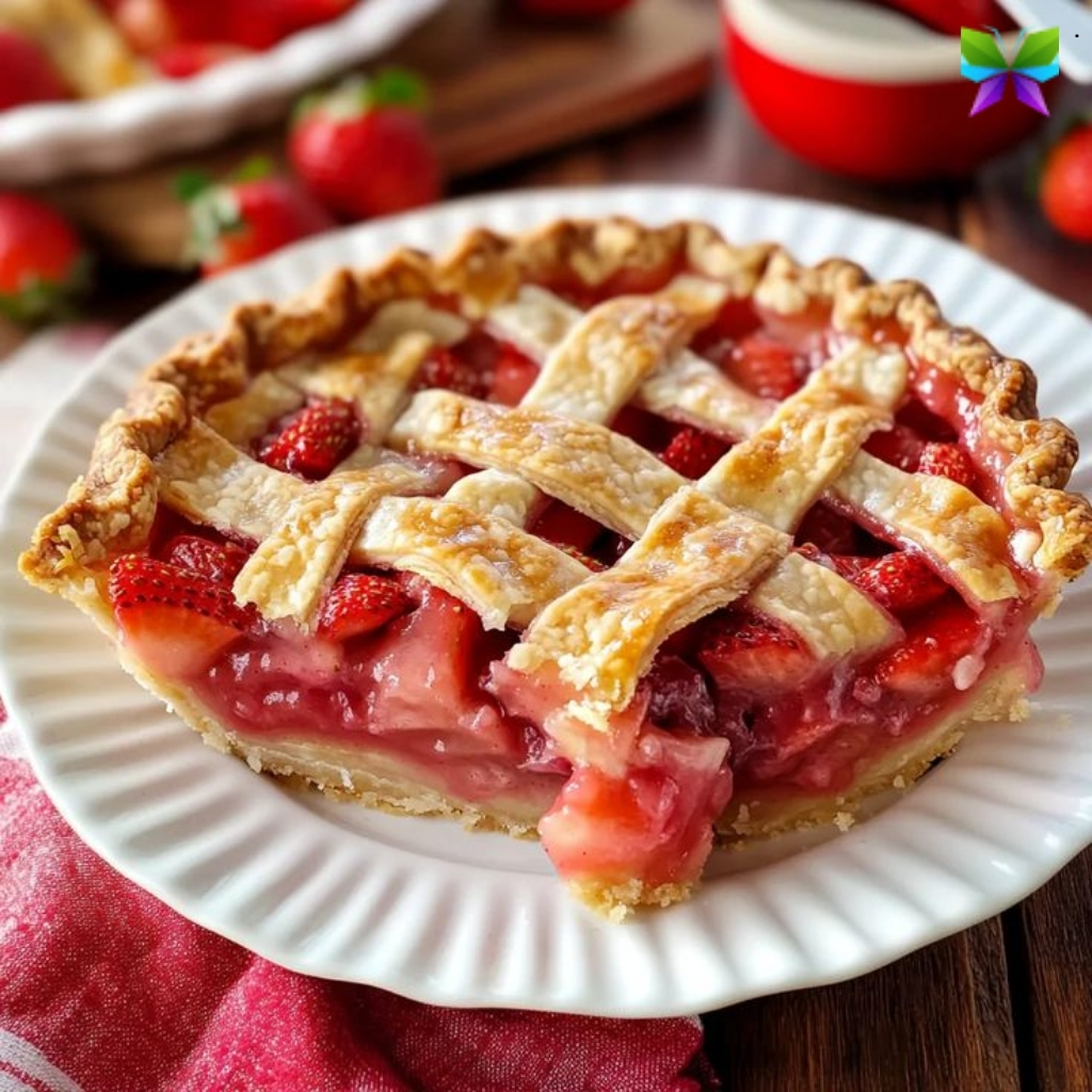 National Strawberry Rhubarb Pie Day Captions