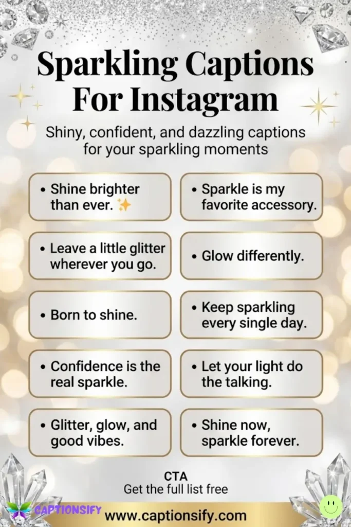 Fun Sparkling Captions for Instagram Stories