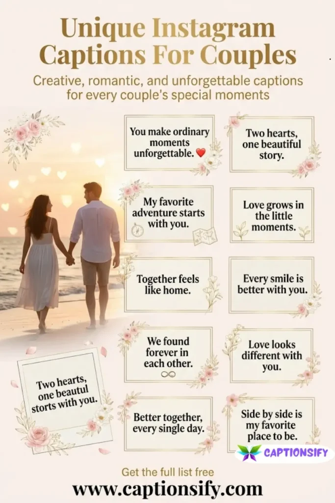 Fun and Quirky Captions for Couples