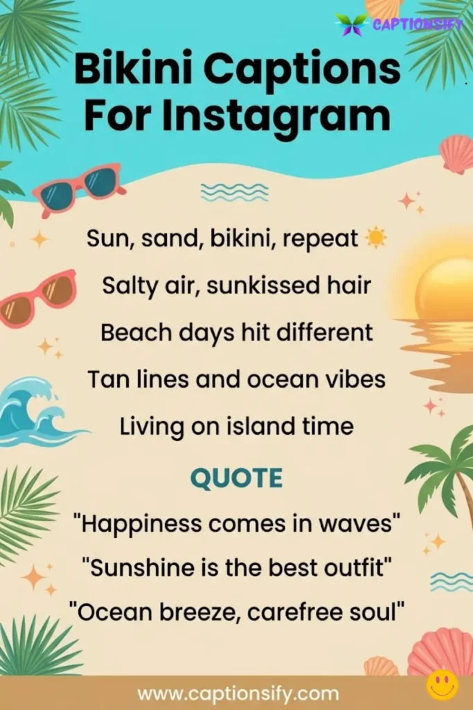 Inspirational Bikini Captions for Body Positivity