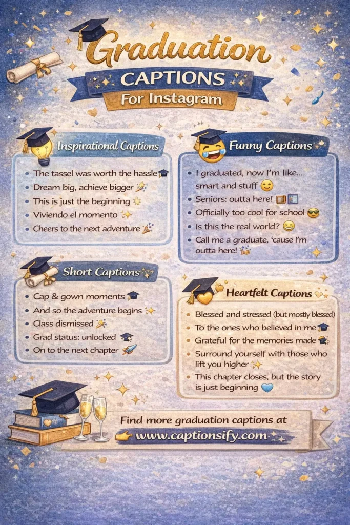 Inspirational Graduation Instagram Quotes for Proud Moments