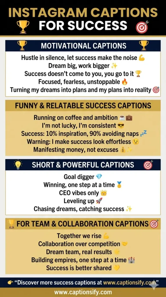 Inspirational Instagram Quotes About Success