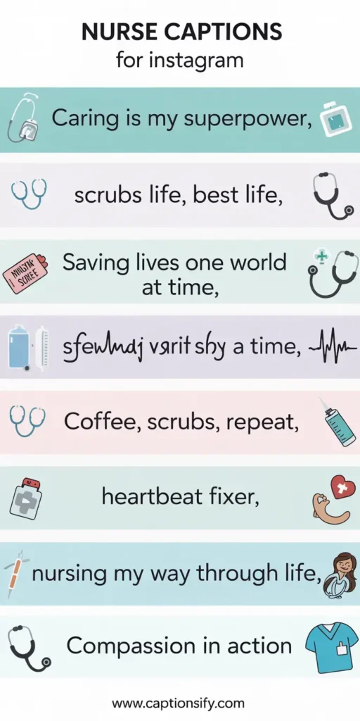 Inspirational Nurse Captions for Social Media