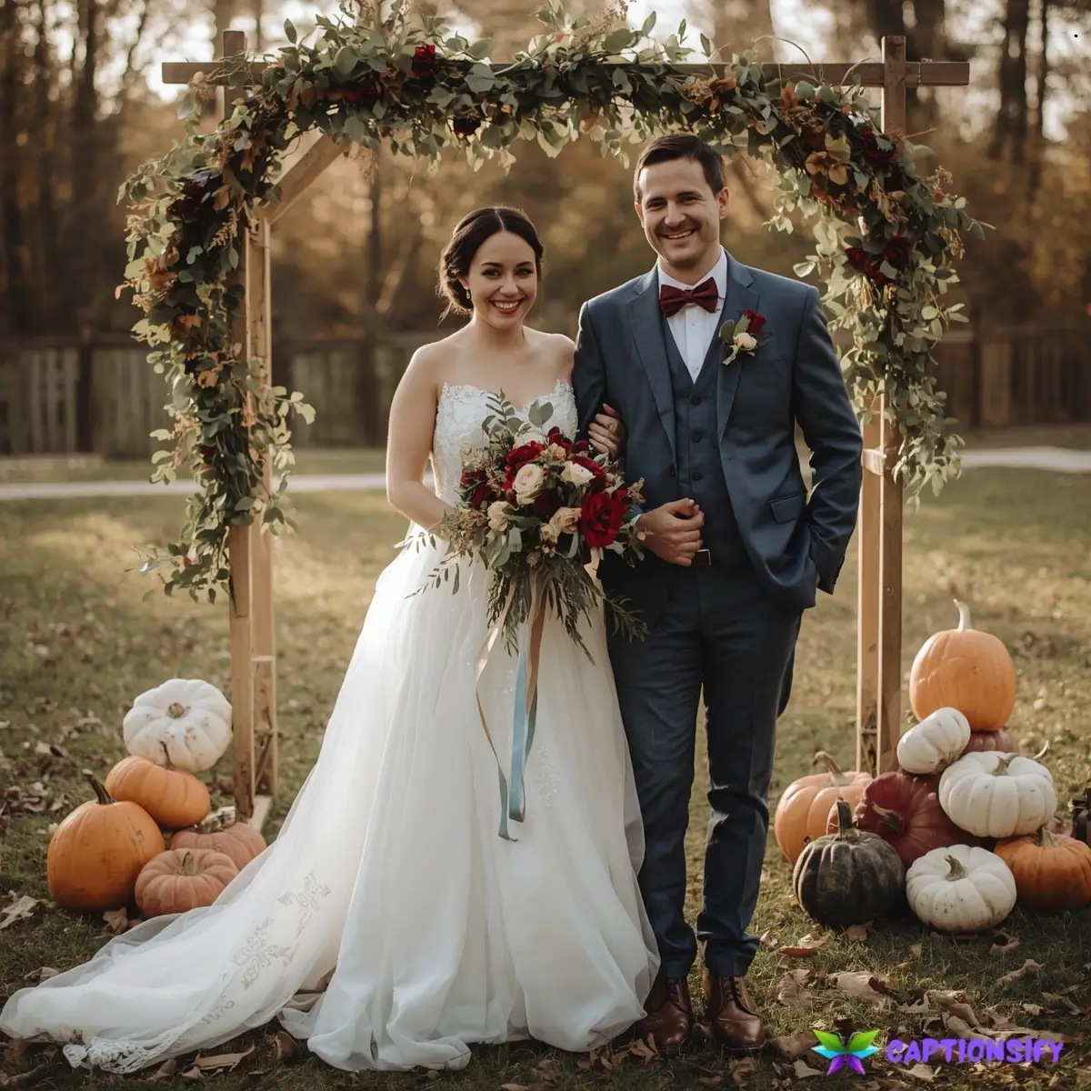 129 Top Fall Wedding Instagram Captions to Celebrate Autumn Love