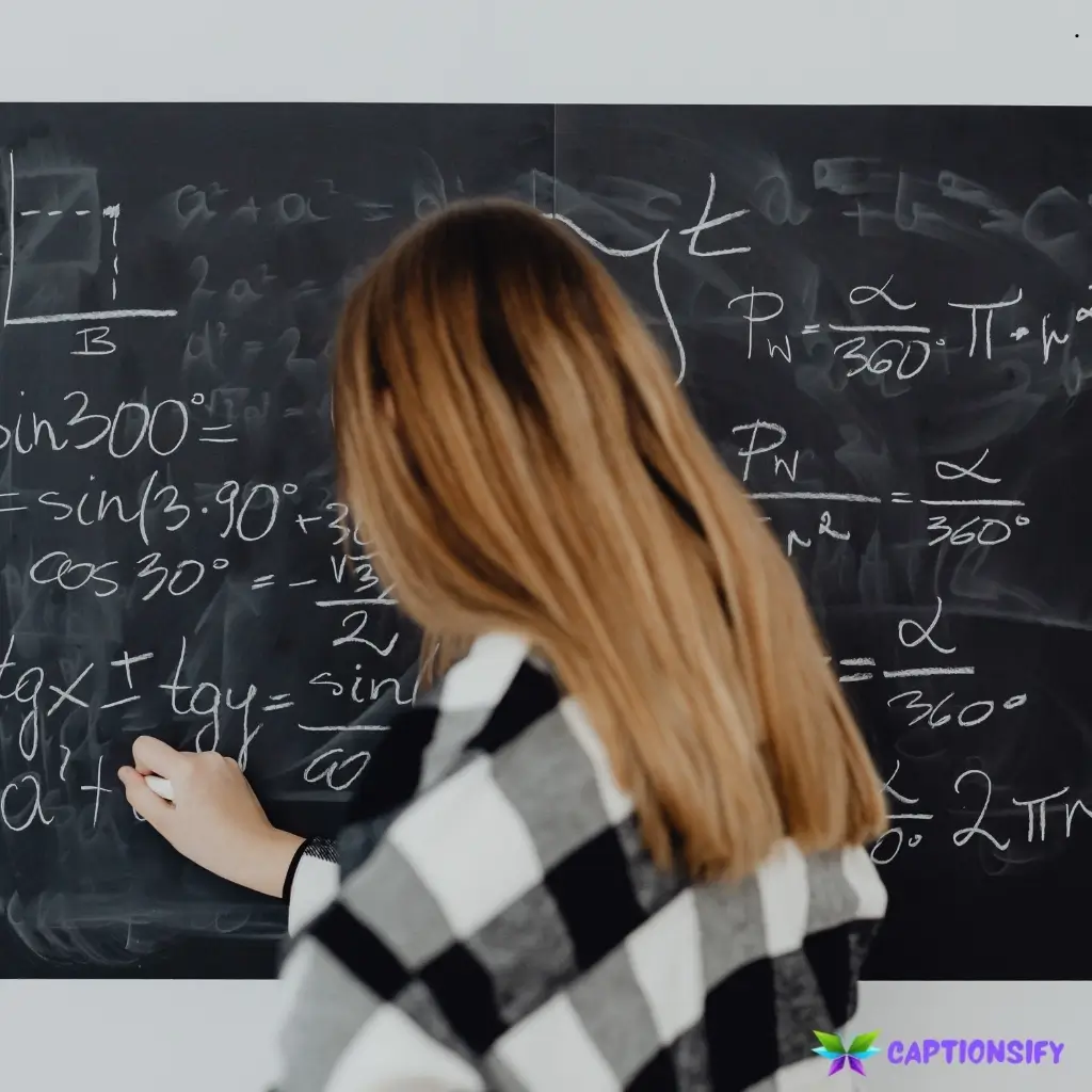 139 Top Maths Captions For Instagram Perfect for Math Lovers