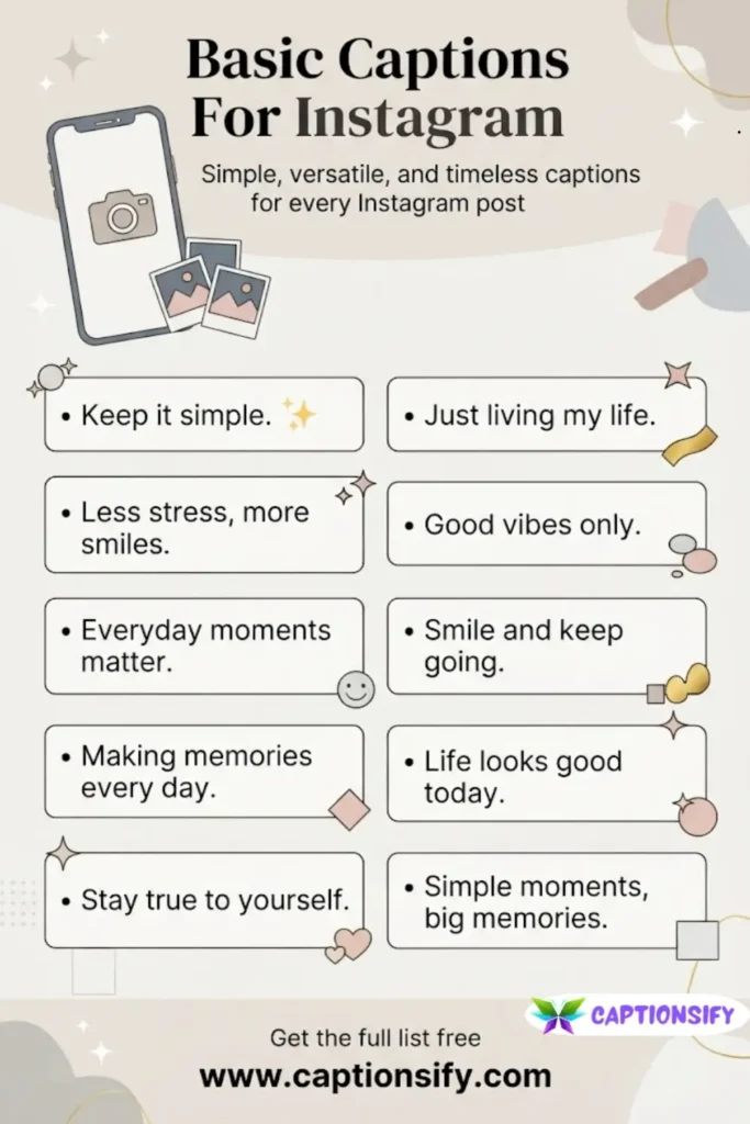 Creative Basic Instagram Captions for Beginners