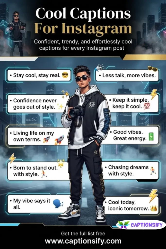 Creative Cool Captions For Instagram Photos And Videos