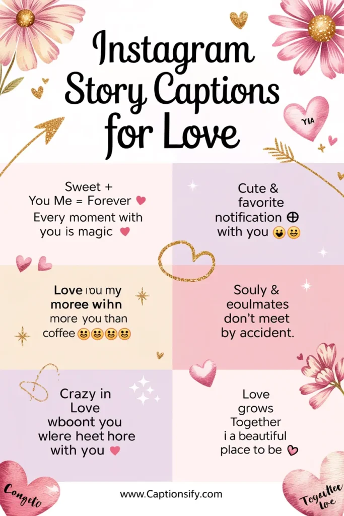 Romantic Instagram Story Captions for Love Moments