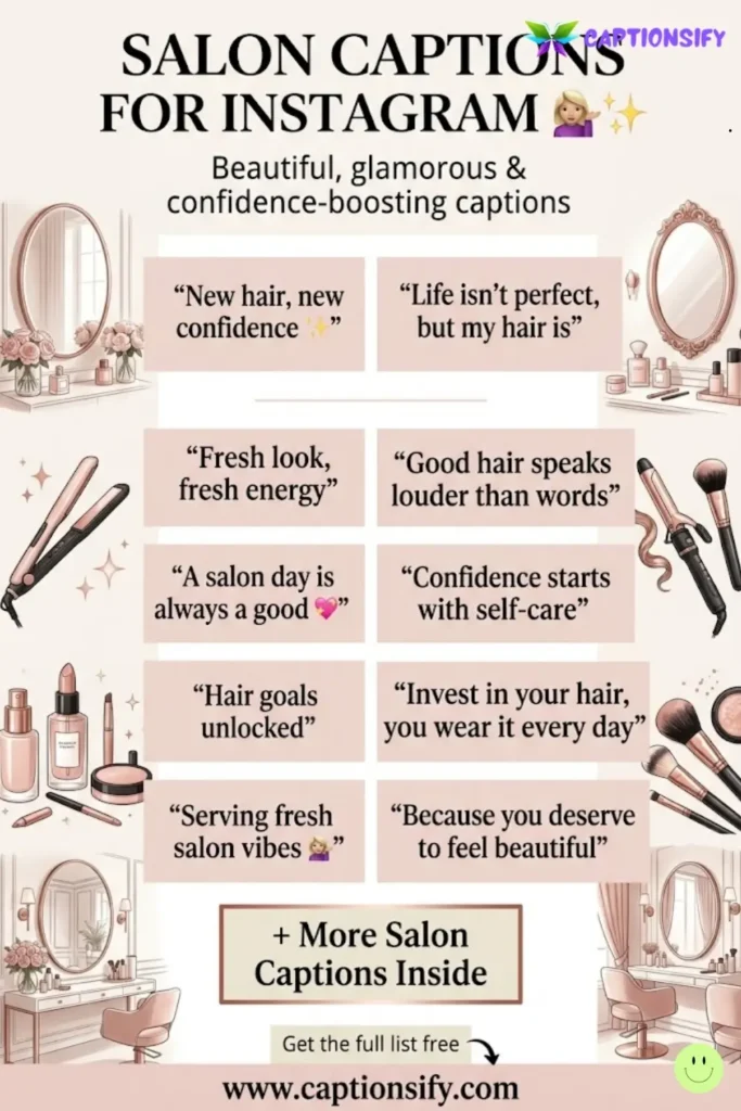 Trending Salon Captions For Instagram To Highlight Your Style