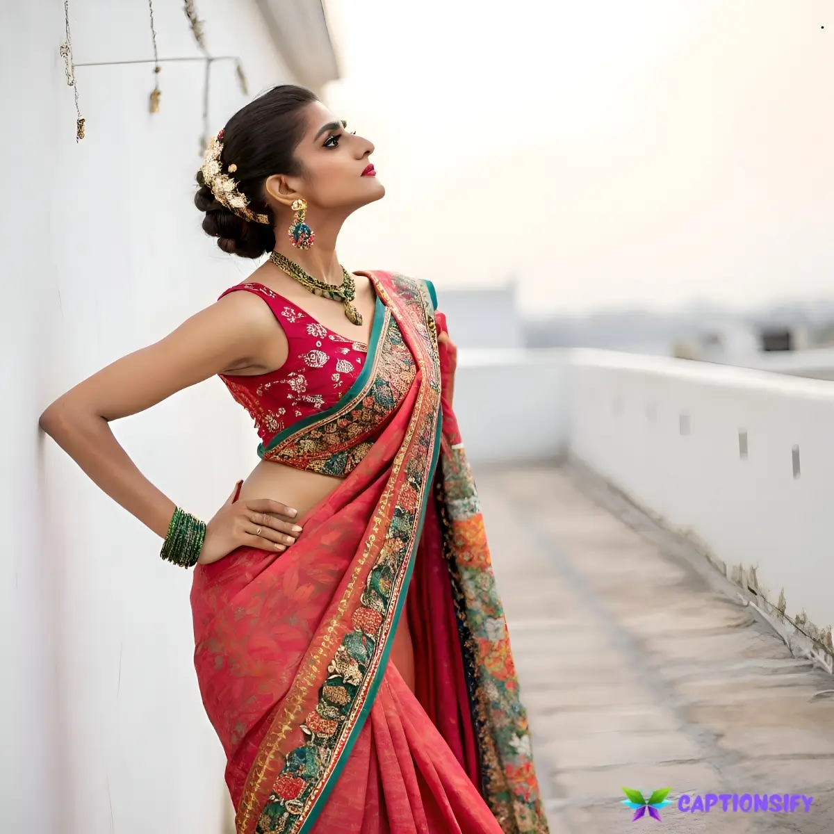 135 Top Saree Captions For Instagram Pinterest to Celebrate Your Style and Elegance