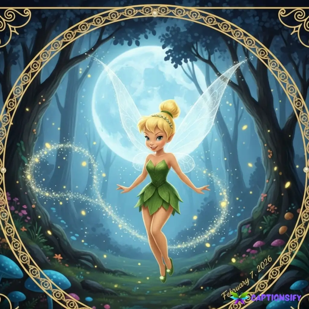 137 Top Tinkerbell Captions For Instagram to Spark Your Inner Fairy Magic