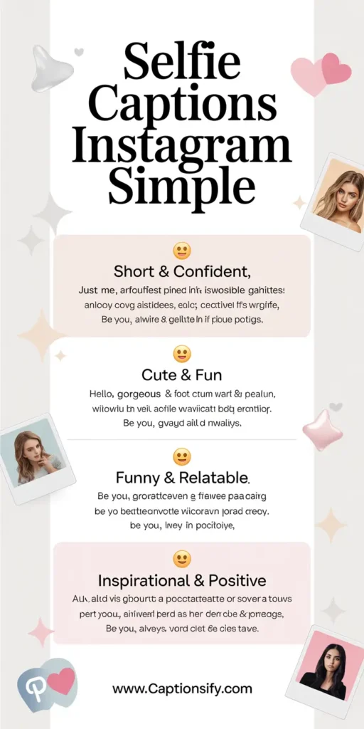 Creative Captions For Instagram Selfies