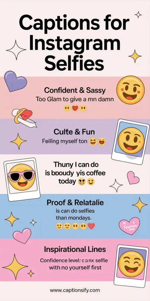Creative Instagram Captions For Selfies