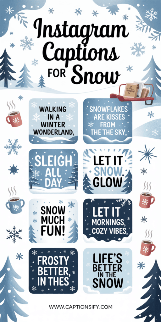 Creative Instagram Captions For Snow Adventures 1