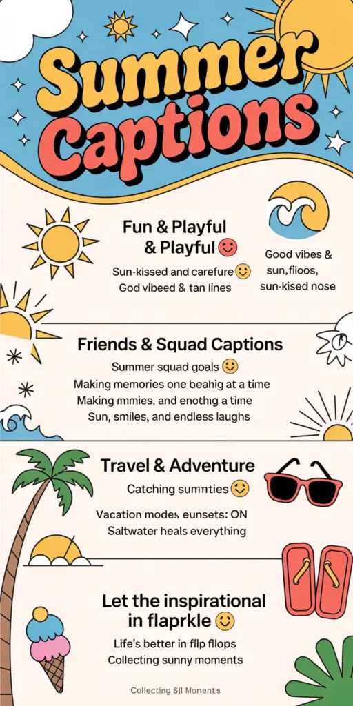 Cute Summer Captions for Instagram