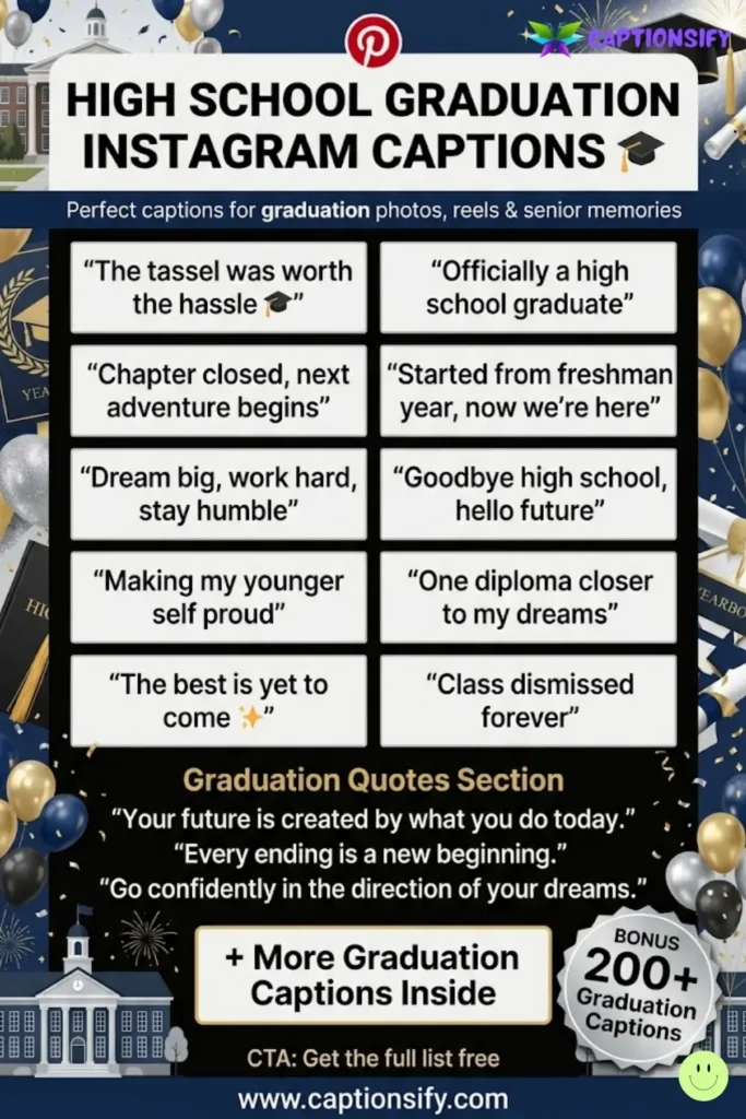 Fun Captions For Instagram To Celebrate Graduation