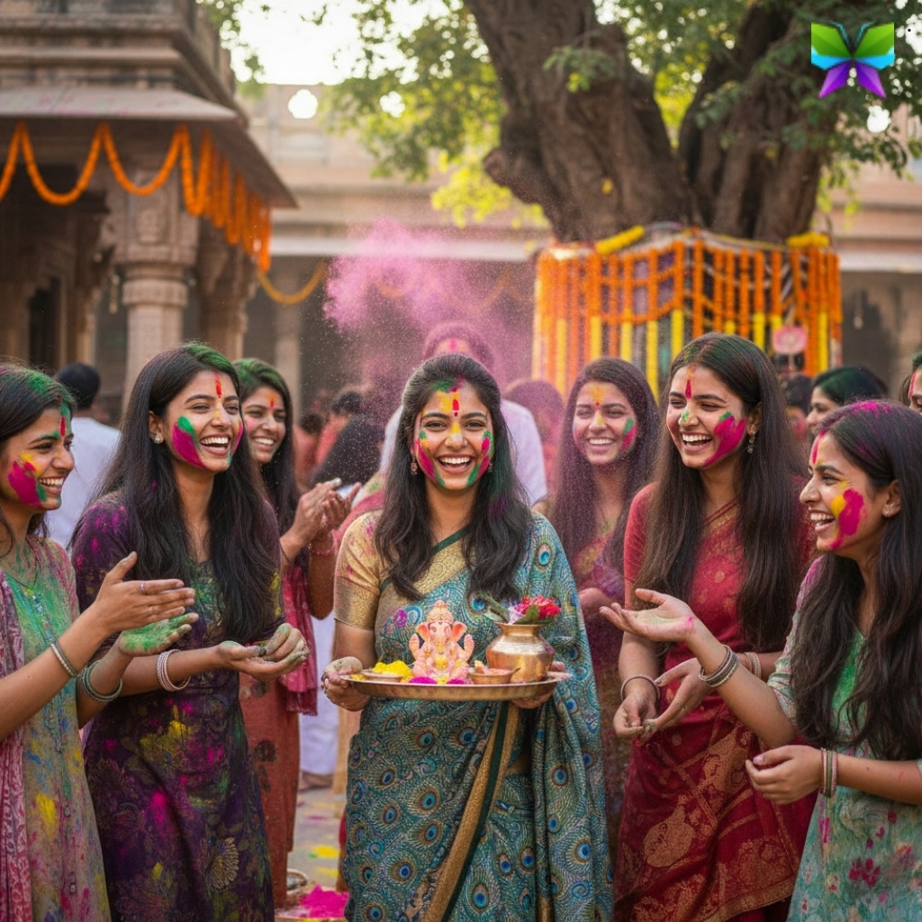 200+ Holi Puja Captions for Instagram to Celebrate Colorful Moments with Joy 12 Holi Puja Captions for Instagram