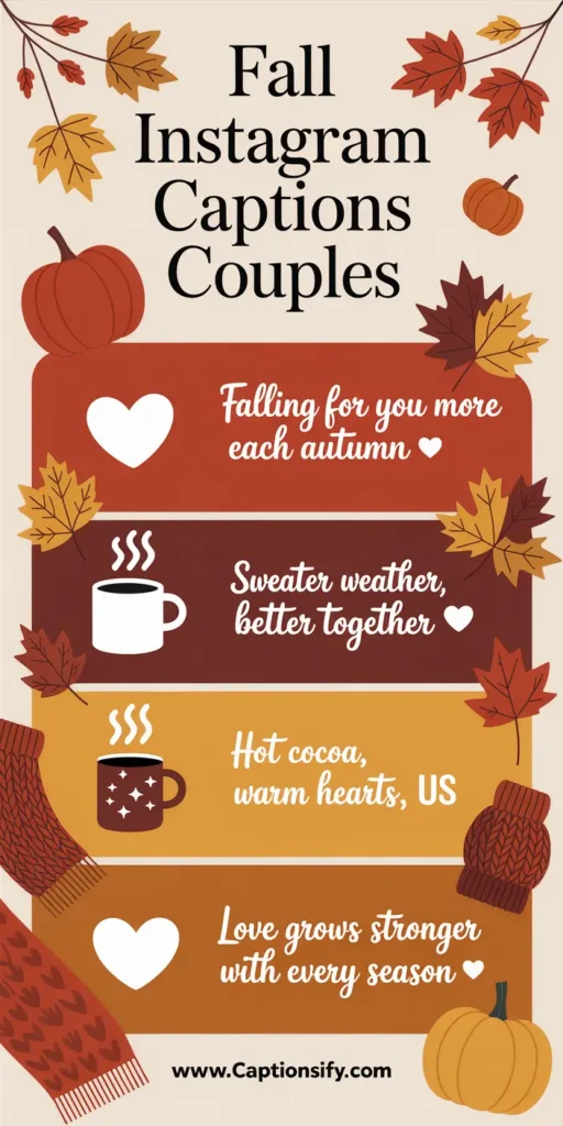 Romantic Fall Instagram Captions For Couples
