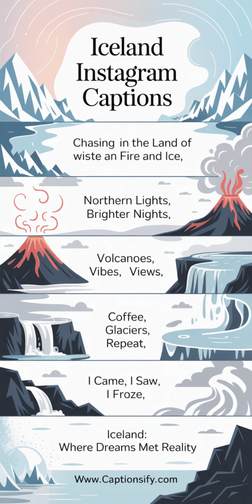 Short Captions For Instagram About Iceland