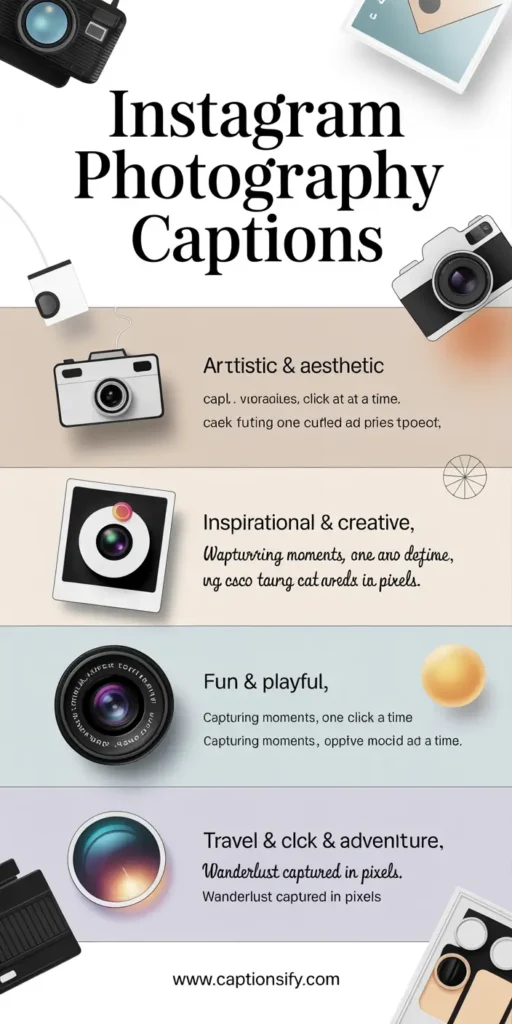 Short Captions For Instagram Photography