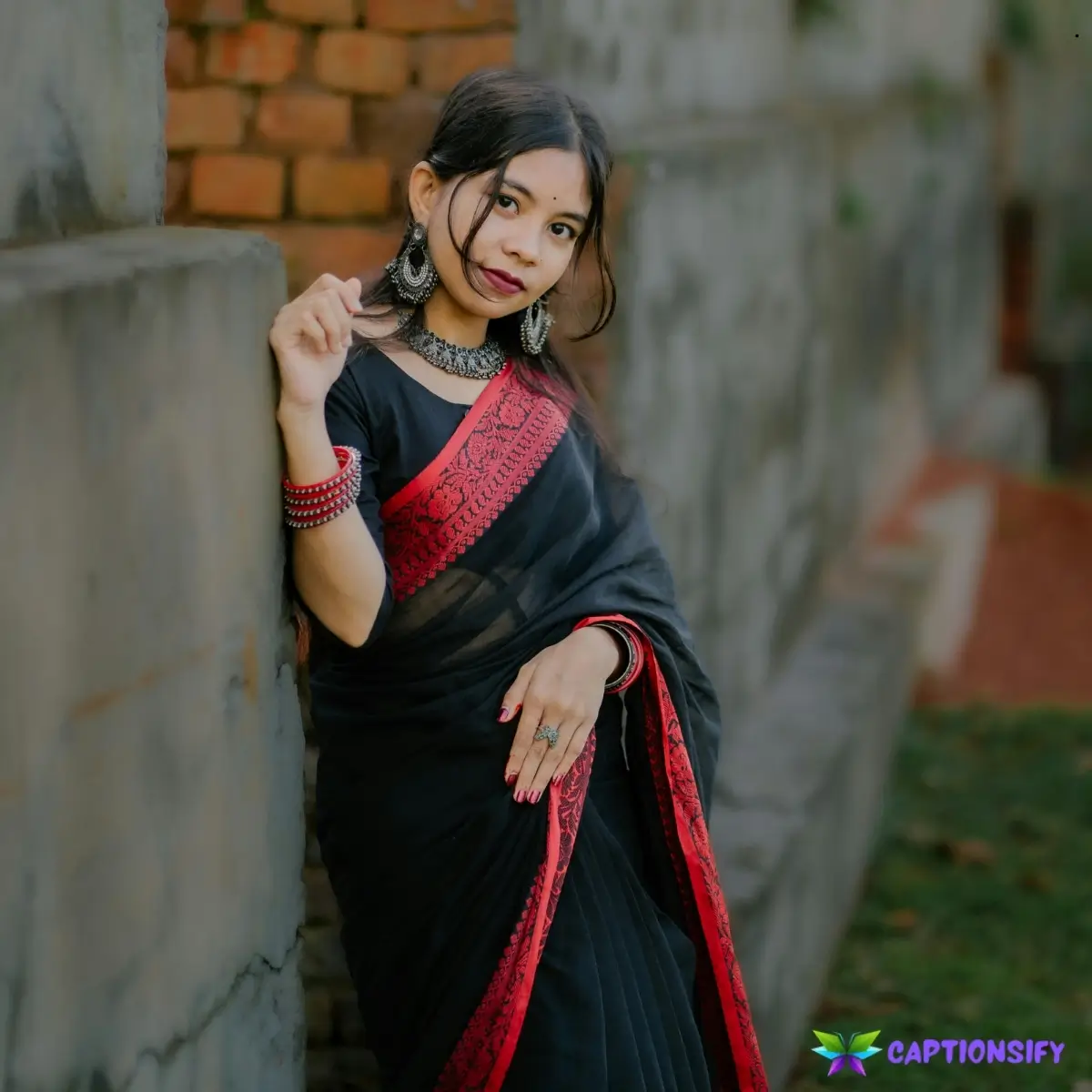 139 Best Black Saree Captions For Instagram to Showcase Your Elegance and Style