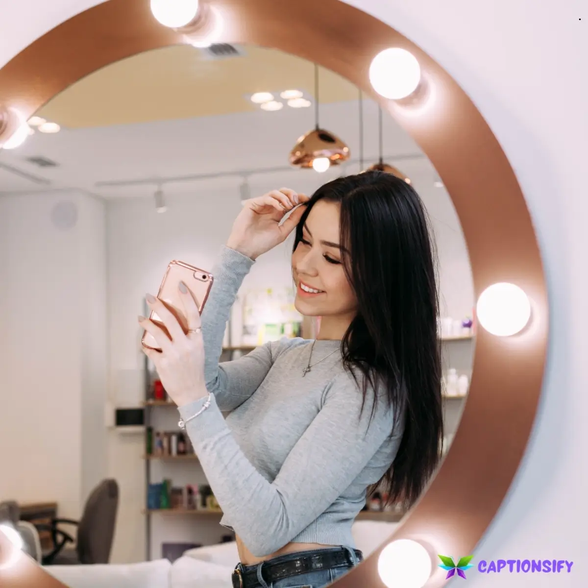 153 Top Mirror Selfie Captions Aesthetic for Your Perfect Reflection Moments