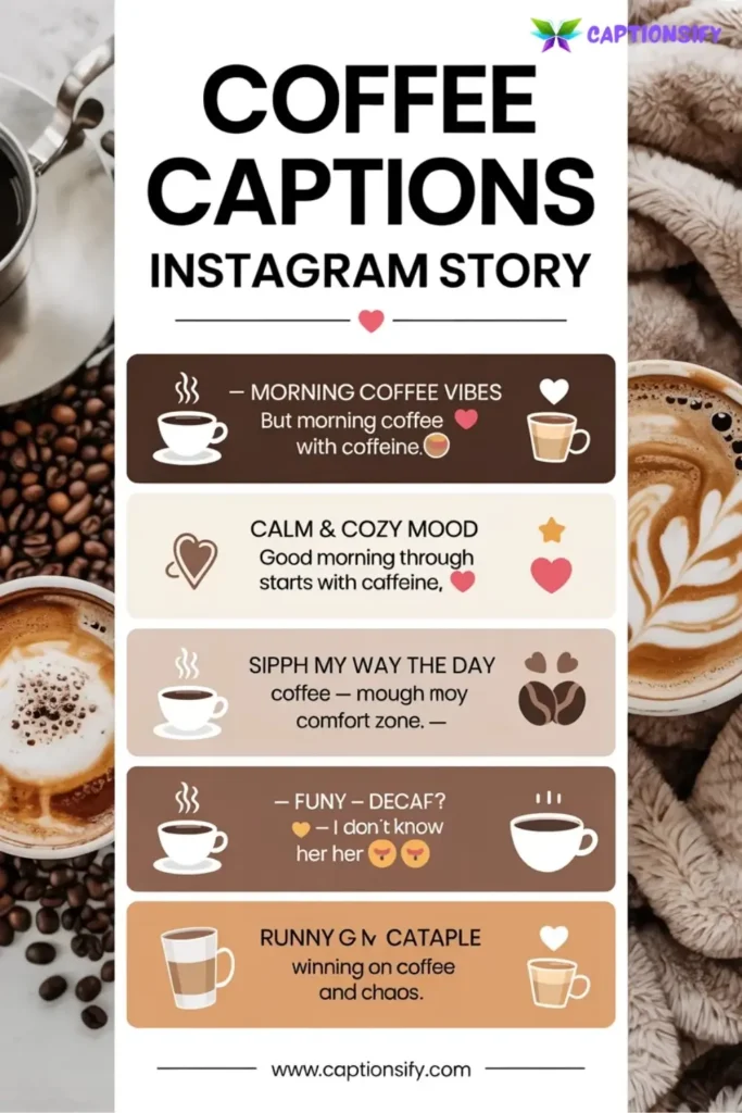 Creative Coffee Captions For Instagram