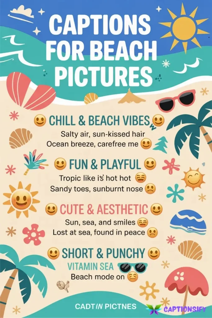 Creative Instagram Captions For Beach Vibes