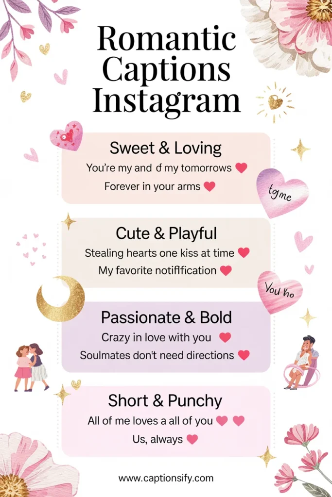 Creative Instagram Captions For Love