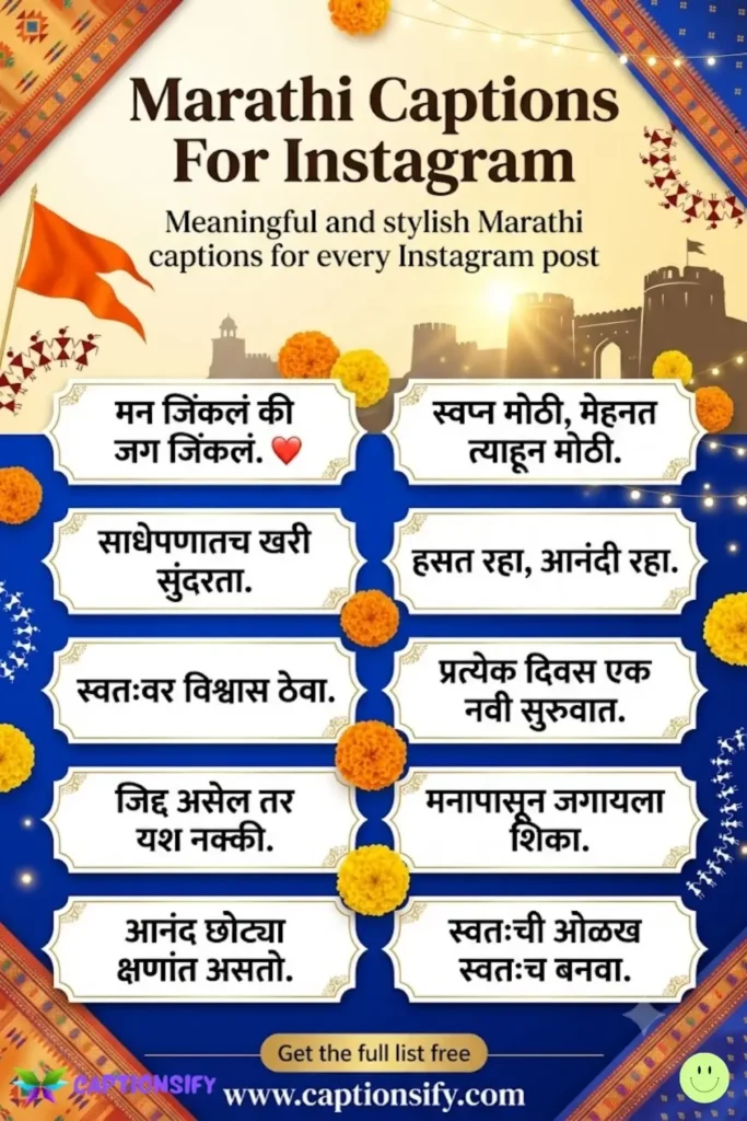 Creative Marathi Captions For Instagram Memories