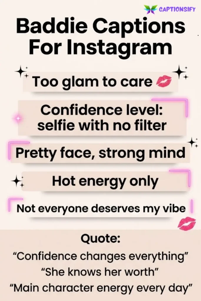 Fierce Instagram Captions For Baddies Who Shine