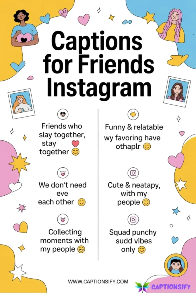 Fun Instagram Captions For Friends