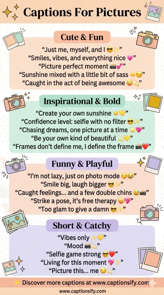 Short Instagram Captions For Every Mood