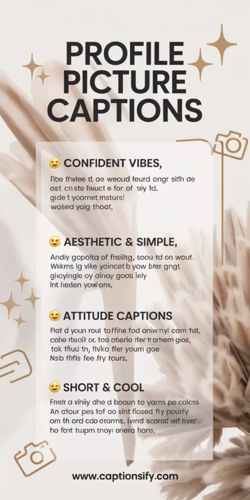 Short Instagram Captions for Profile Photos