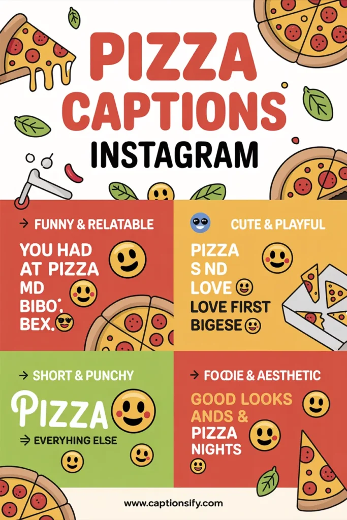Short Pizza Captions for Instagram