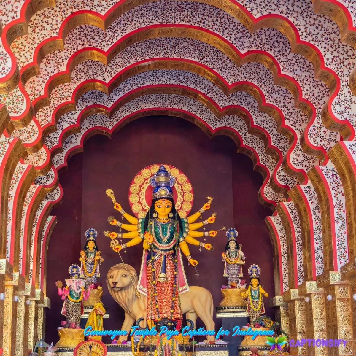 Guruvayur Temple Puja Captions for Instagram