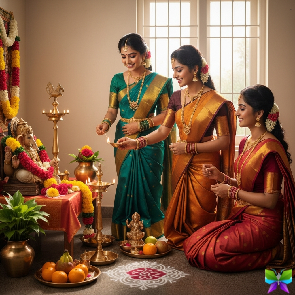 South Indian Puja Captions for Instagram